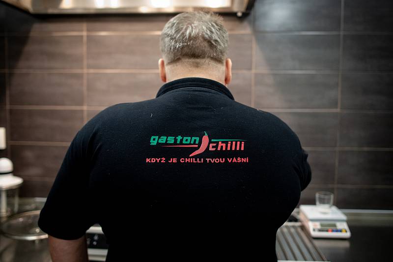 Nová výrobna Gaston Chilli, 29. ledna 2020 v Ostravě. Na snímku majitel Gaston Chilli Radovan „Gaston“ Fron.