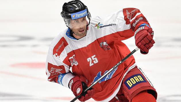 Utkání 1. kola hokejové extraligy: HC Vítkovice Ridera - HC Olomouc, 13. září v Ostravě. Na snímku Zbyněk Irgl.