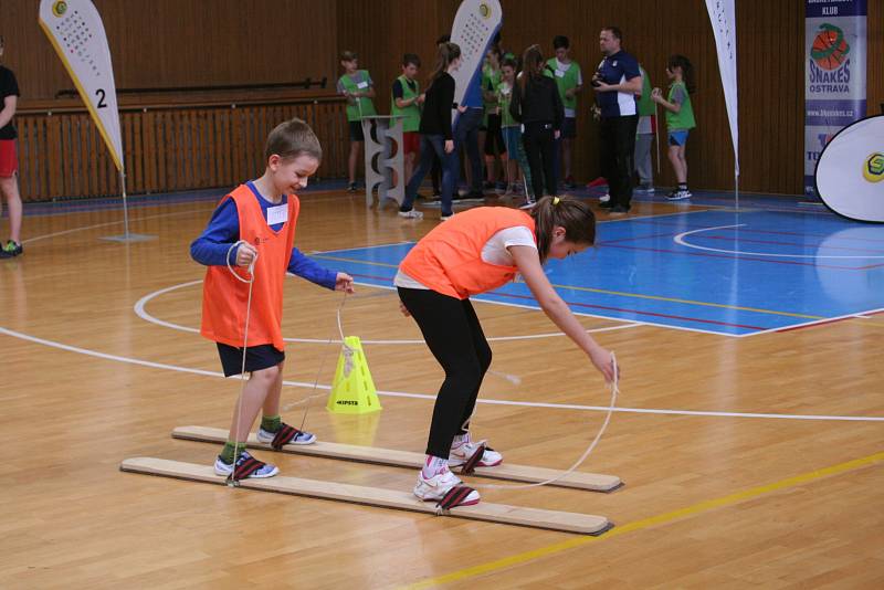 Sazka Olympijský víceboj na ZŠ B. Dvorského v Ostravě.