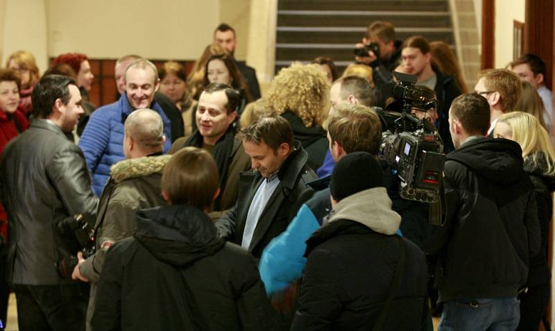 Závěrečný den jednání Krajského soudu v Ostravě s vyhlášením rozsudku nad Petrem Kramným.