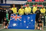 Zahájení Davisova poháru mezi Českem a Austrálií v ostravské ČEZ Aréně.