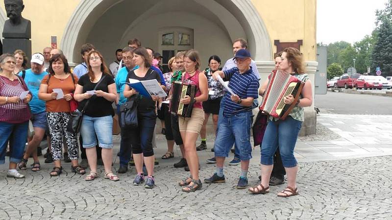 Setkání příznivců geocachingu v Ostravě 18. června 2018.