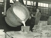 Slévarna Bild vergrößern  SLÉVÁRNA (foto z 25. března 1953) byla druhým základním kamenem současných strojíren. I ona byla v provozu už v době, kdy kunčické provozy spadaly pod tehdejší Vítkovické železárny Klementa Gottwalda.