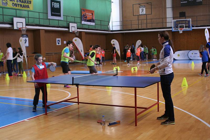 Sazka Olympijský víceboj na ZŠ B. Dvorského v Ostravě.