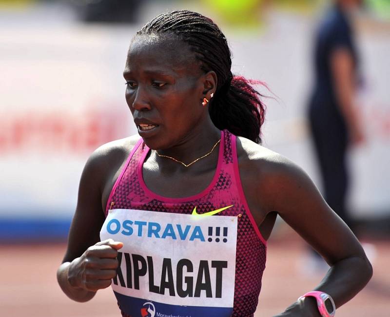 Zlatá tretra Ostrava 2014. Florence Kiplagat.