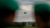 Dny NATO v Ostravě na letišti v Mošnově. Na fotografii vrtulník Sokol - Polské vzdušné síly