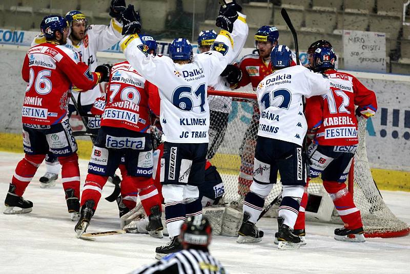 Z utkání HC Vítkovice Steel - HC Eaton Pardubice