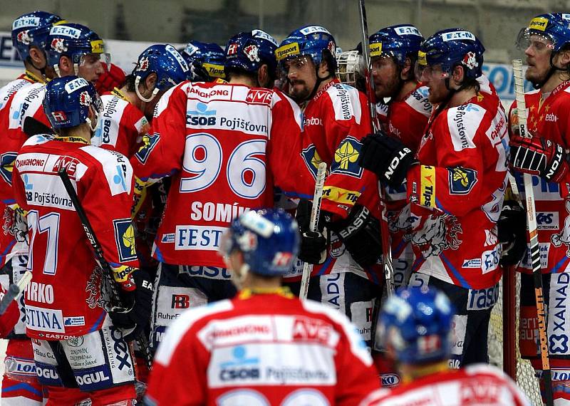 Z utkání HC Vítkovice Steel - HC Eaton Pardubice