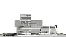 BÍLÝ STÍN. Tak říká architekt Josef Pleskot svému návrhu na přístavbu ostravského Domu umění.