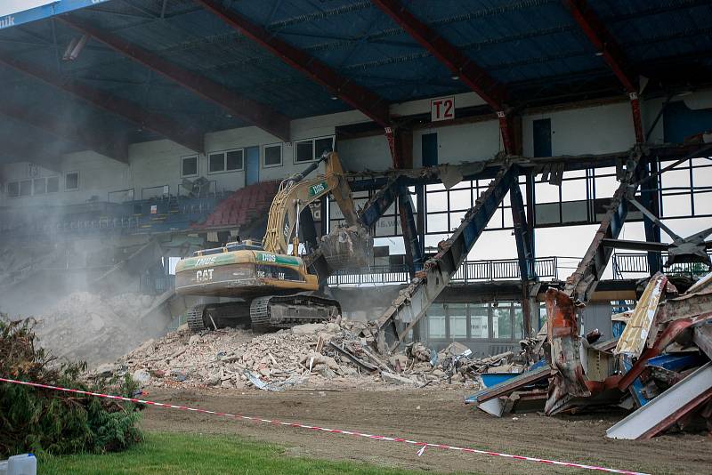 Demolice Bazalů, 17. červenec 2018 v Ostravě.