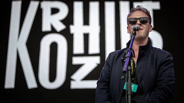 Štěpán Kozub na snímku z vystoupení na hudebním festivalu Colours of Ostrava.