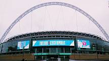 Wembley, 22. března 2019, snímek od fanouška Kamila Sekela.