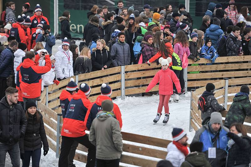 Olympijský festival v Ostravě - bruslení