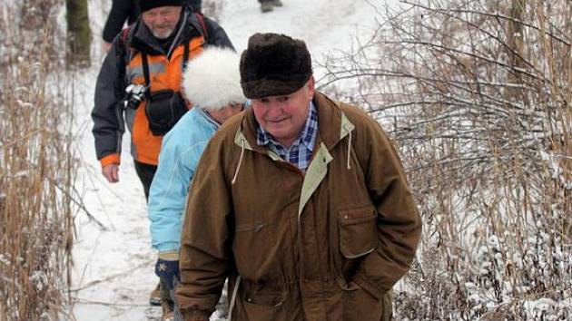 Novoroční výšlap na haldu Emu v lednu 2008