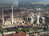 Pohled na hutní podnik ArcelorMittal Ostrava
