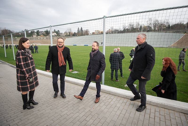 Slavnostní otevření stadionu Bazaly, 2. prosince 2019 v Ostravě.