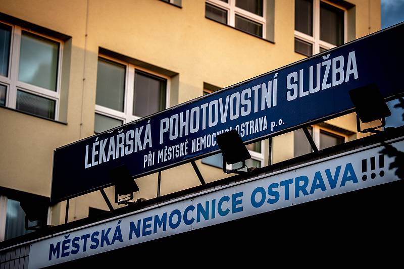 Lékařská pohotovostní služba při Městské nemocnici Ostrava (Fifejdy), 11. února 2020 v Ostravě.