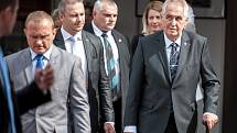 Při svém třídenním putování Moravskoslezským krajem prezident Miloš Zeman navštívil ve středu 6. září 2017 společnost Temex Ostrava.