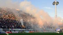 Severní tribuna na Andrově stadionu v Olomouci