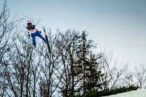 Skoky na lyžích - Světový pohár FIS ve skoku na lyžích - Wisla, Polsko, 23. listopadu 2019. Na snímku Koudelka (CZE).