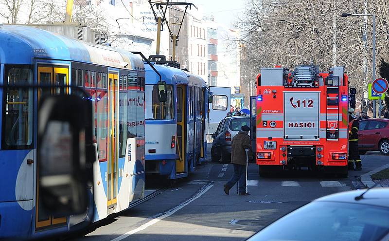 Středeční nehoda v centru Ostravy