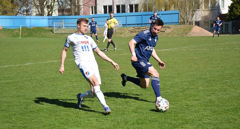 Vrchovina - Baník Ostrava B 1:2 (25. kolo MSFL, 23. 4. 2022)