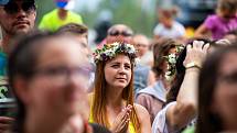 Hudební festival Colours of Ostrava 2019 v Dolní oblasti Vítkovice, 19. července 2019 v Ostravě.