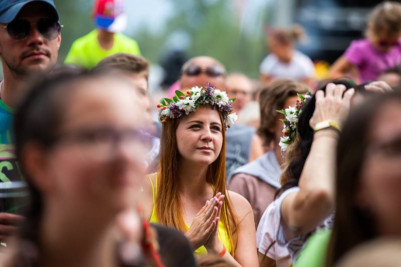 Hudební festival Colours of Ostrava 2019 v Dolní oblasti Vítkovice, 19. července 2019 v Ostravě.