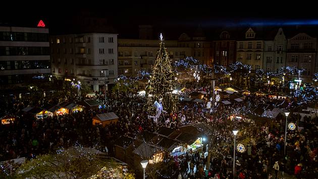 Slavnostní rozsvícení vánočního stromu, 25. listopadu 2023, Ostrava