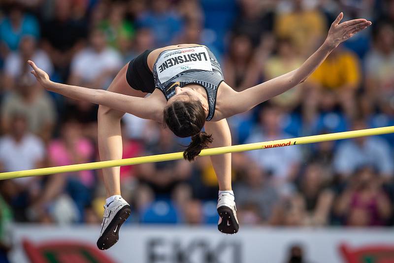 Zlatá tretra, atletický mítink IAAF World Challenge, 20. června 2019 v Ostravě. Na snímku Mariya Lasitskene.