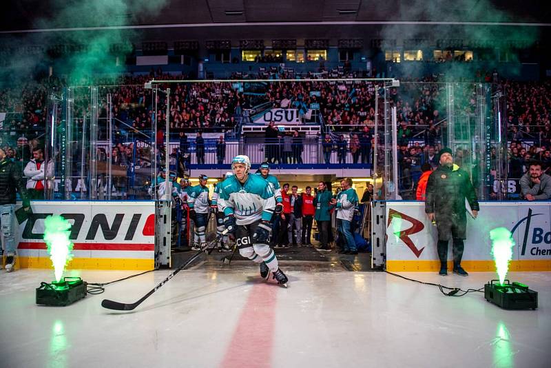 Ostravské hokejové derby - duel týmů Ostravské univerzity a Vysoké školy báňské –Technické univerzity Ostrava, 30. října 2019 v Ostravar Aréně.