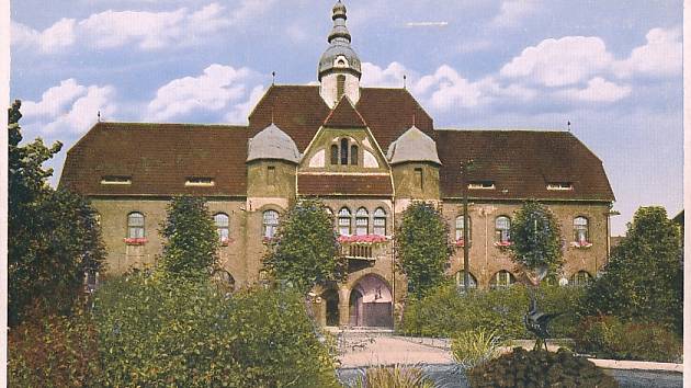 Vítkovická radnice, rok - 1905