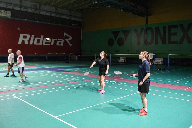 Tenisový a badmintonový turnaj Deníku na Rideře, 21. listopadu 2019 v Ostravě.