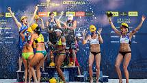 Slavnostní ceremoniál. FIVB Světové série v plážovém volejbalu J&T Banka Ostrava Beach Open, 2. června 2019 v Ostravě.