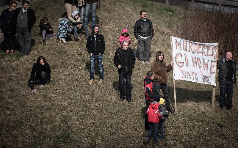 Průjezd americké armády Ostravou. 