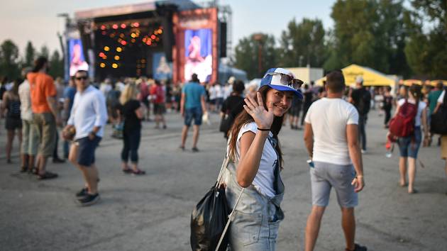 Hudební festival Colours of Ostrava 2018 v Dolní oblasti Vítkovice, 21. července 2018 v Ostravě.