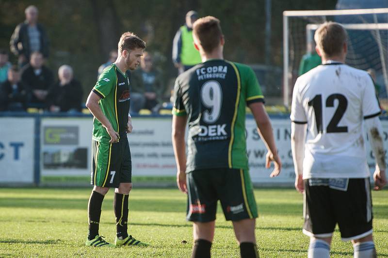 Fotbal Petřkovice vs. Rýmařov, 14. září 2017 v Ostravě.