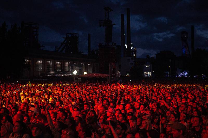 Hudební festival Colours of Ostrava v Dolní oblasti Vítkovice, 15. července 2022, Ostrava.