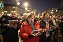Česko zpívá koledy na Prokešově náměstí v Ostravě 