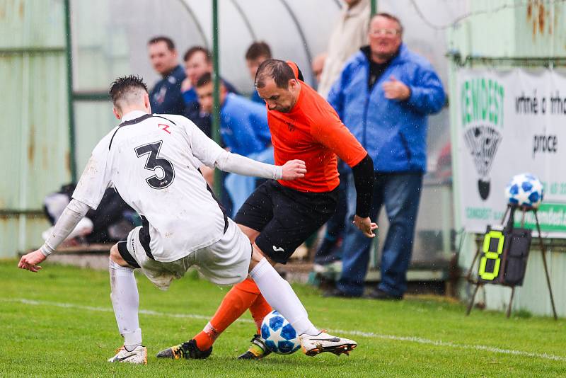 FOTBAL: I.B třída, sk. B: Krásné Pole – Slovan Ostrava, 6. dubna 2019 v Ostravě.