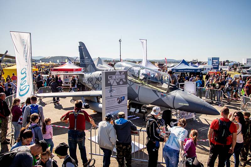 Dny NATO a Dny Vzdušných sil Armády ČR, 22. září 2019 na letišti v Mošnově. Na snímku Aero L-39NG.