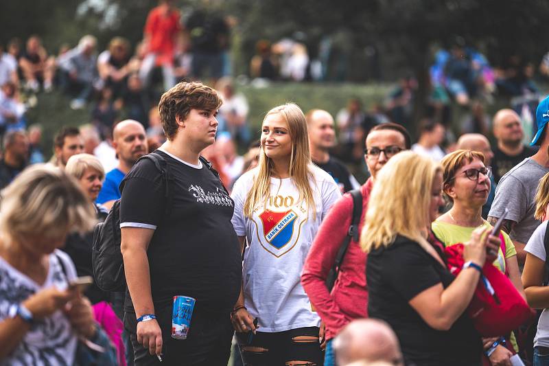 100. oslavy výročí založení klubu FC Baník Ostrava s názvem Baník100FEST na Slezskoostravském hradě, pátek 9. září 2022, Ostrava.