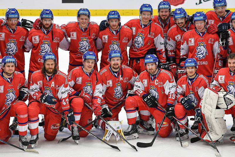 České hokejové hry, turnaj Euro Hockey Tour, ČR - Rakousko, Ostrava, 1. května 2022.