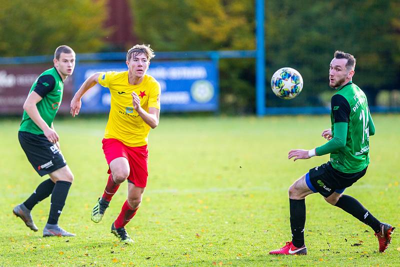 Utkání 16. kola Fortuna MSFL: FC ODRA Petřkovice – SK HS Kroměříž, 16. listopadu 2019 v Ostravě.