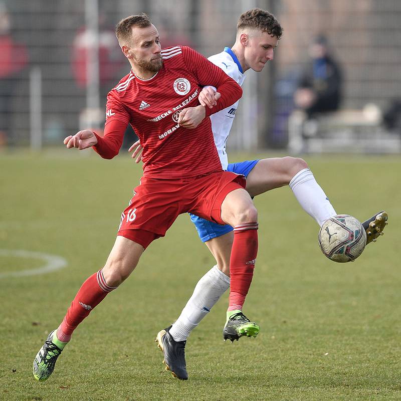 Utkání 3. kola českého fotbalového poháru MOL Cupu: FC Baník Ostrava - FK Fotbal Třinec, 23. února 2021 v Ostravě.