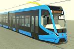 První vizualizace napovídají, jak by nové tramvaje mohly vypadat. Podoba se ale zřejmě ještě změní. Ostrava se díky nim stane dopravcem s nejmladším tramvajovým parkem v zemi.