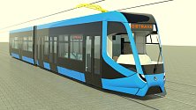 První vizualizace napovídají, jak by nové tramvaje mohly vypadat. Podoba se ale zřejmě ještě změní. Ostrava se díky nim stane dopravcem s nejmladším tramvajovým parkem v zemi.