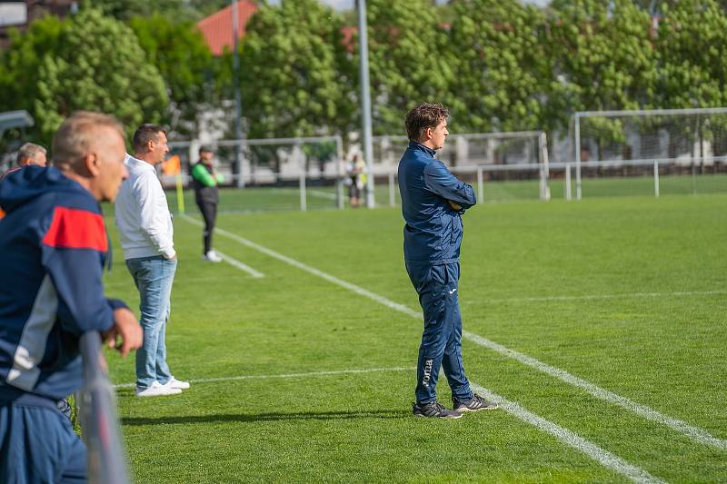 Zápas 26. kola krajského přeboru Hlubina - Dolní Datyně 2:0. Foto: TJ Unie Hlubina