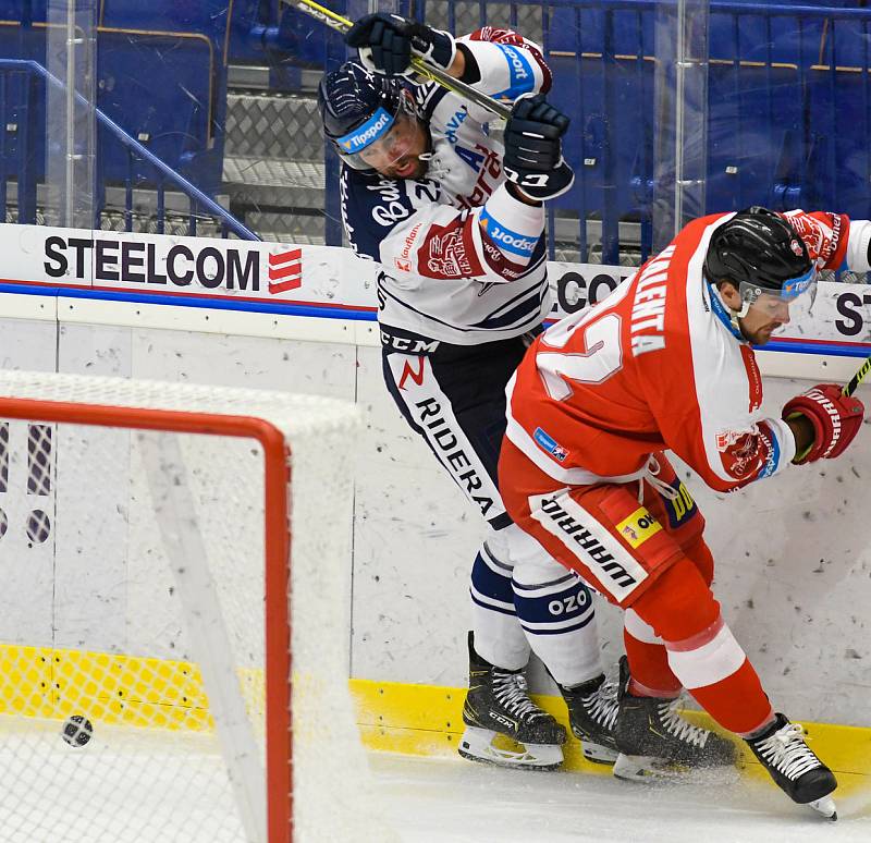 HC Vítkovice Ridera – HC Olomouc 1:2 v prodloužení, přípravný zápas v Ostravě, 10. září 2020.