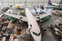 V letecké opravně v Mošnově opravují také letouny typu Airbus A 321 či Boeing 737. S výstavbou nového hangáru by Job Air Technic rád získal oprávnění i k údržbě Airbusu A 330.